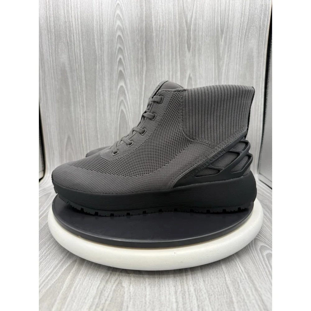 Kizik Suncrest Mens Size 10.5 High-Top Graphite Gray Hands Free Hiking Boots